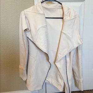 cream lululemon jacket